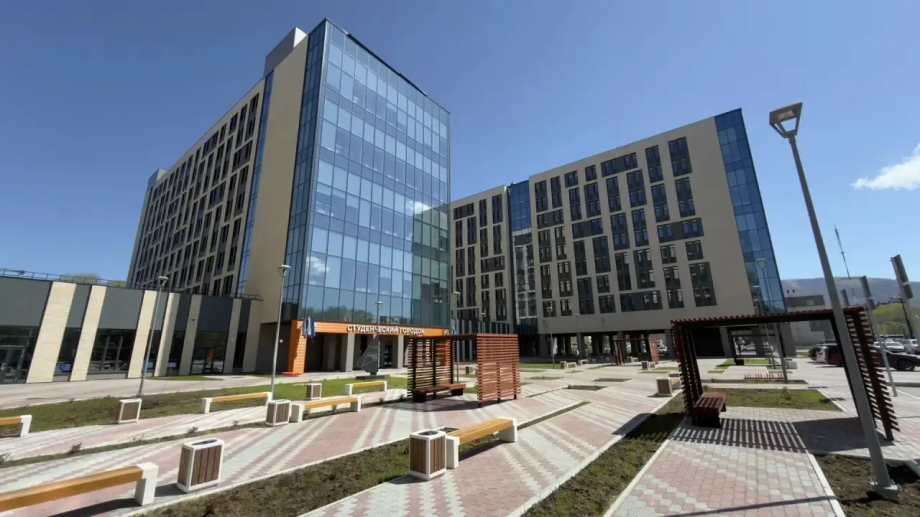 Студенческий городок СахГу в Южно-Сахалинске