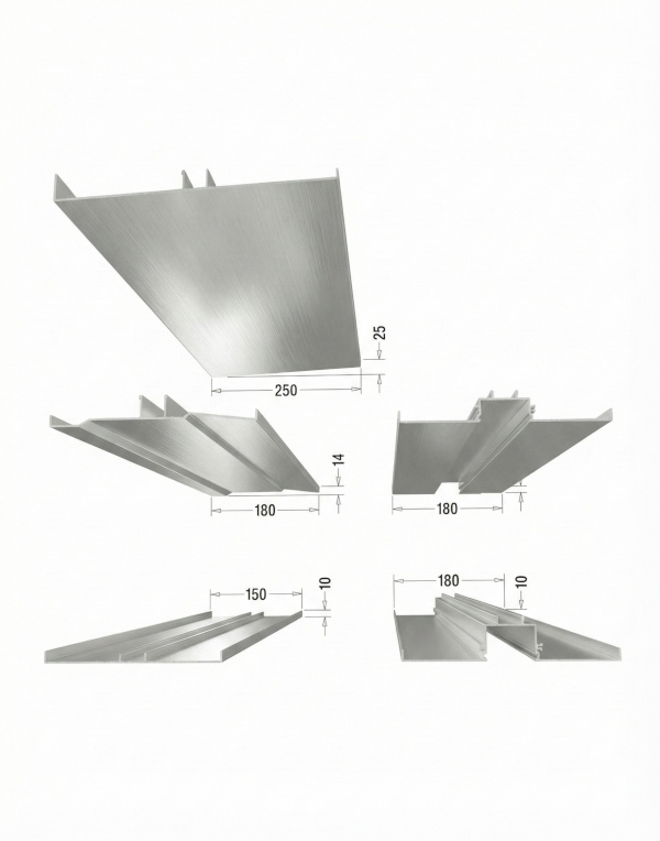 Алюминиевые потолочные рейки