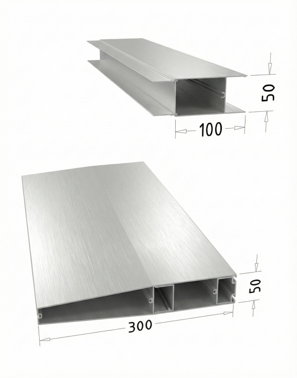 Удлинитель ламели L 100. Трапециевидная ламель LM 300